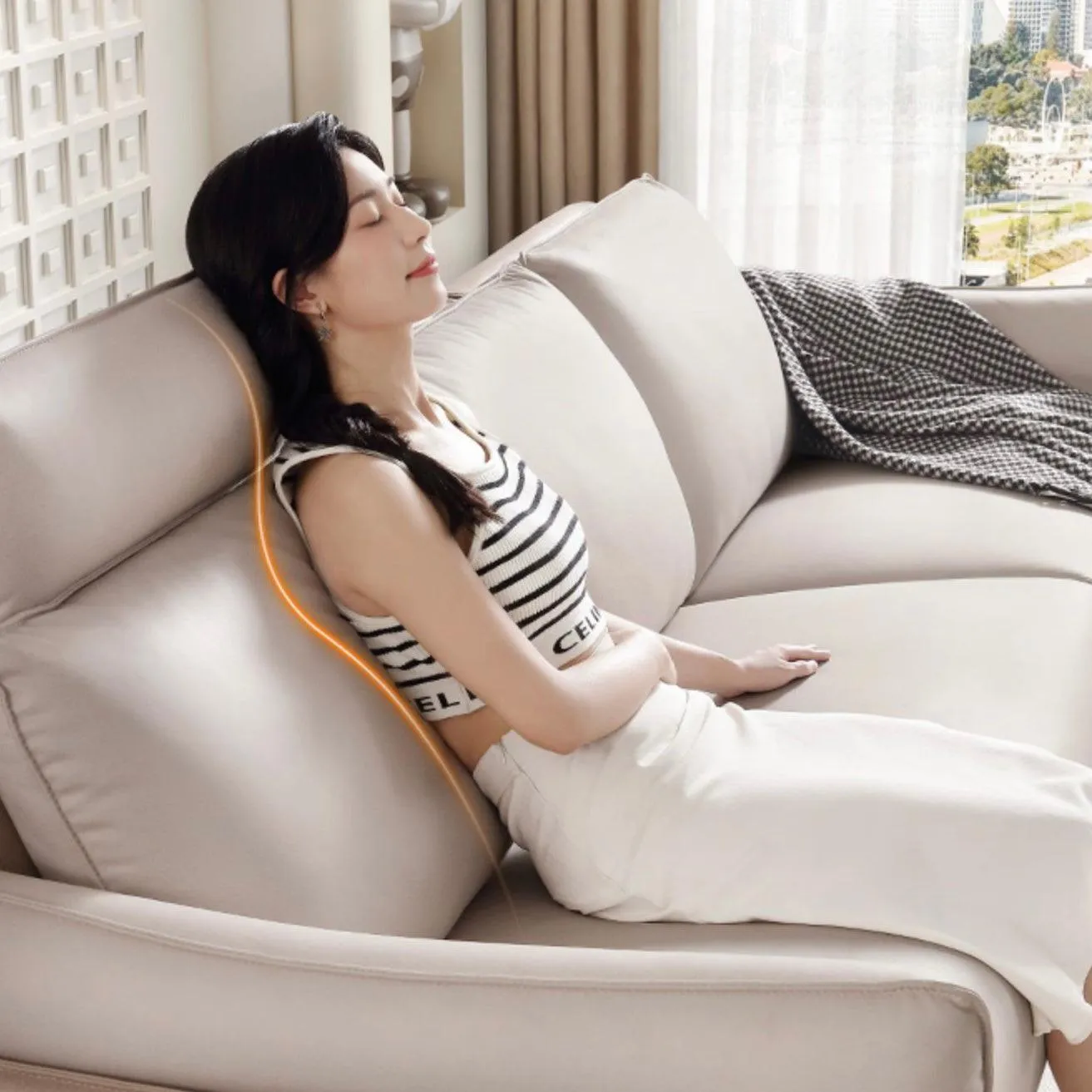 Cassandra Electric Recliner Sofa