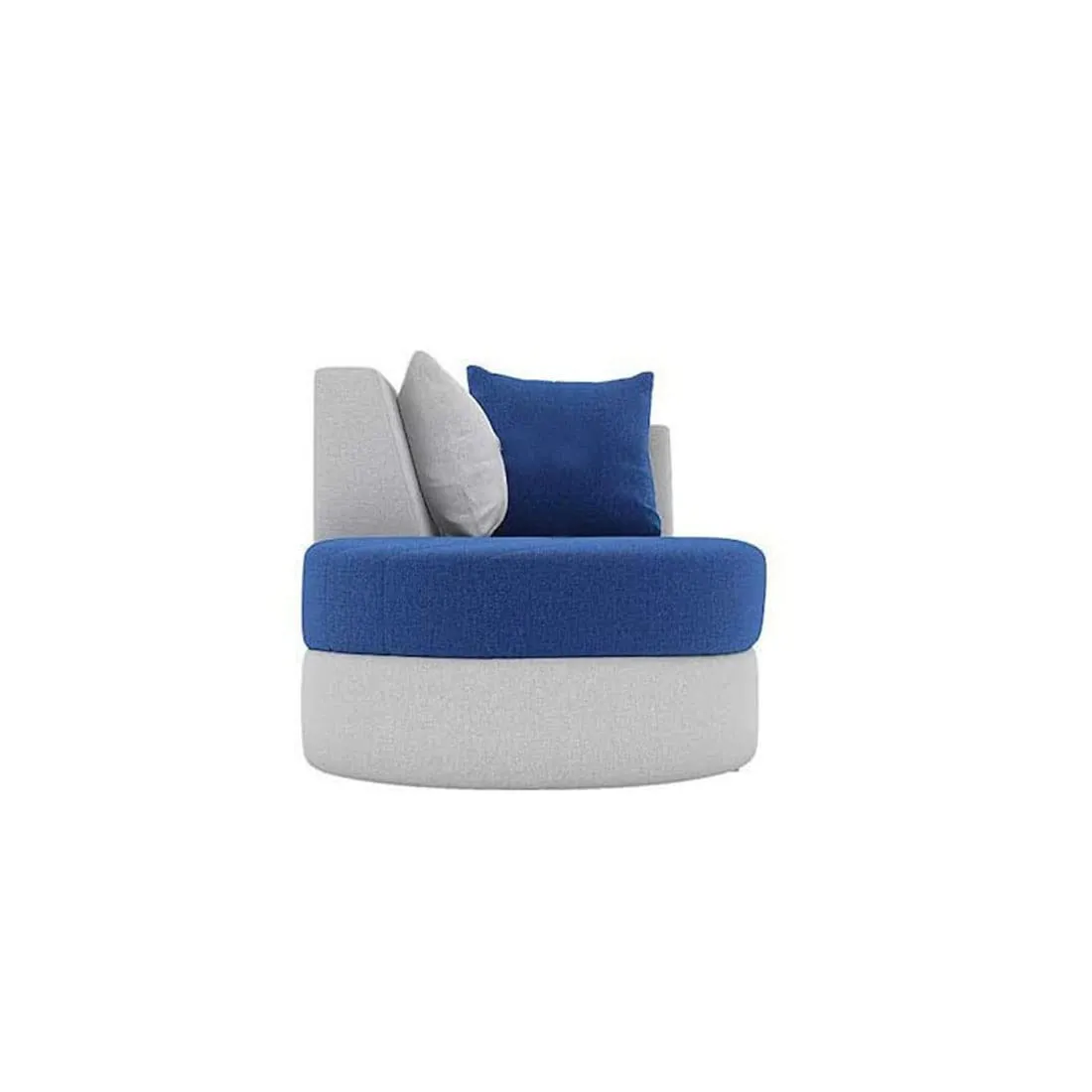 Christie L Shape  Sofa Set with Centre Table and 2 Puffy