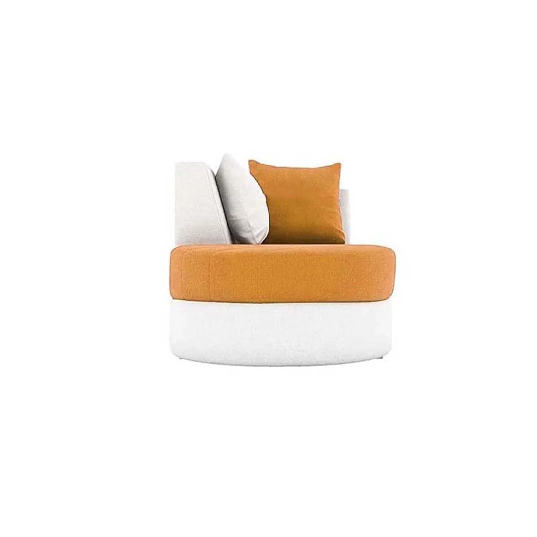 Christie L Shape  Sofa Set with Centre Table and 2 Puffy