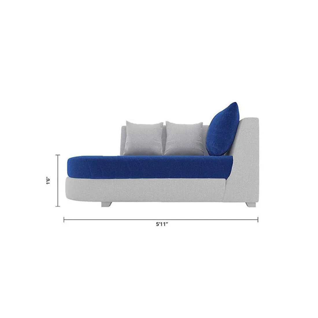 Christie L Shape  Sofa Set with Centre Table and 2 Puffy