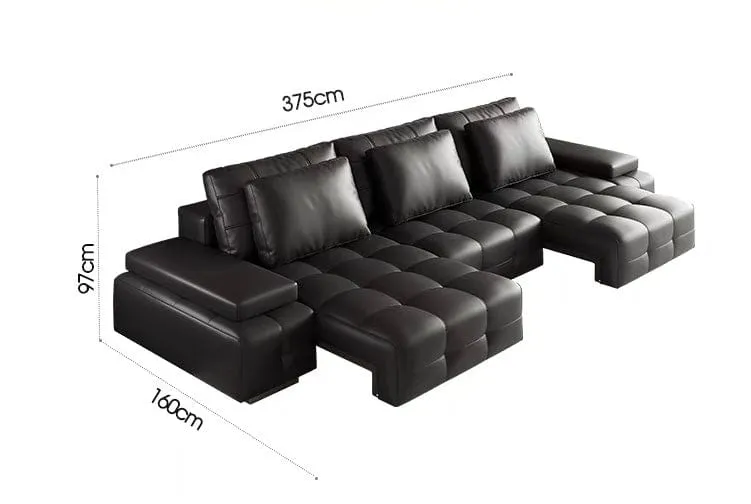 Claymore Electric Motorized Leather Sofa Bed