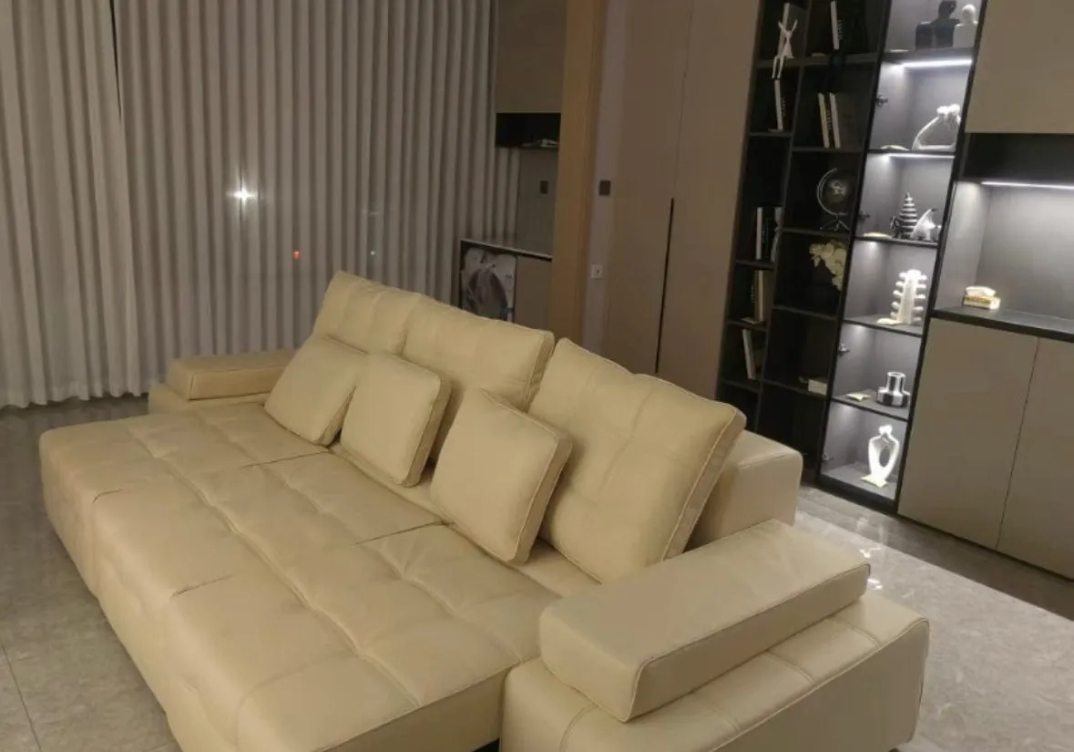 Claymore Electric Motorized Leather Sofa Bed