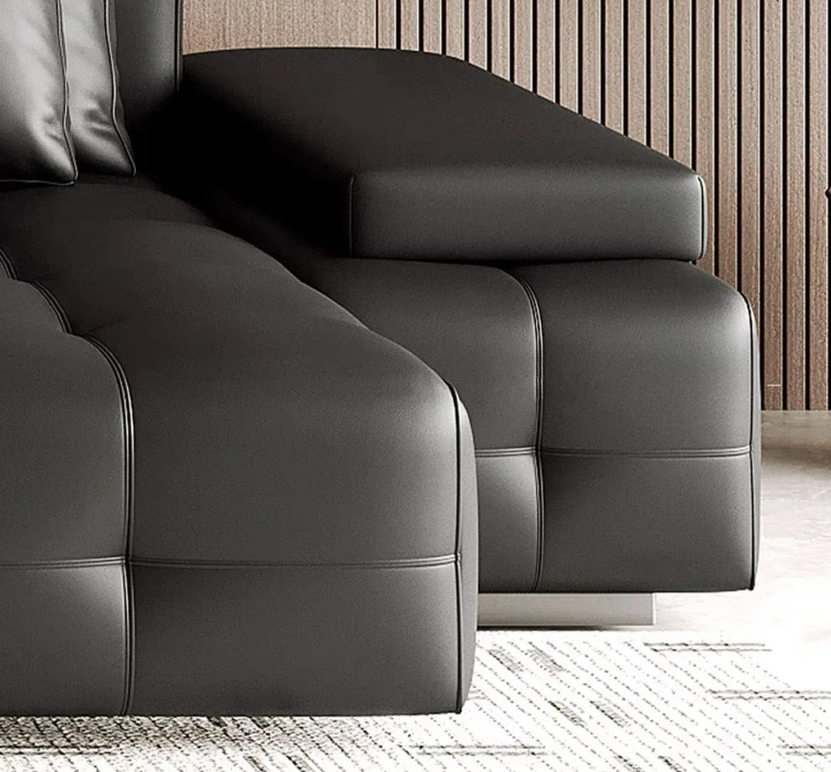 Claymore Electric Motorized Leather Sofa Bed