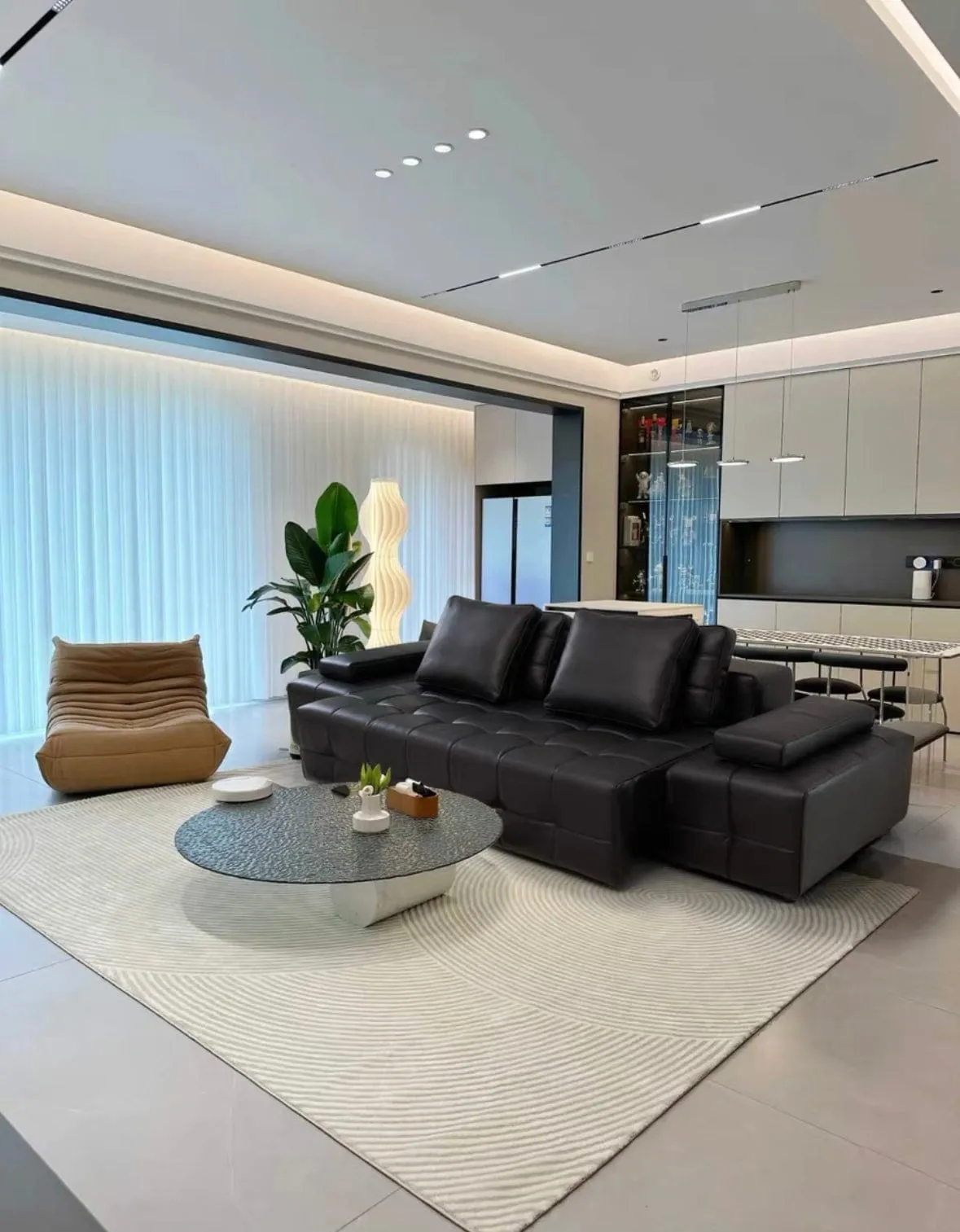 Claymore Electric Motorized Leather Sofa Bed