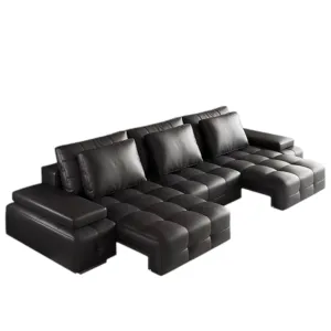 Claymore Electric Motorized Leather Sofa Bed