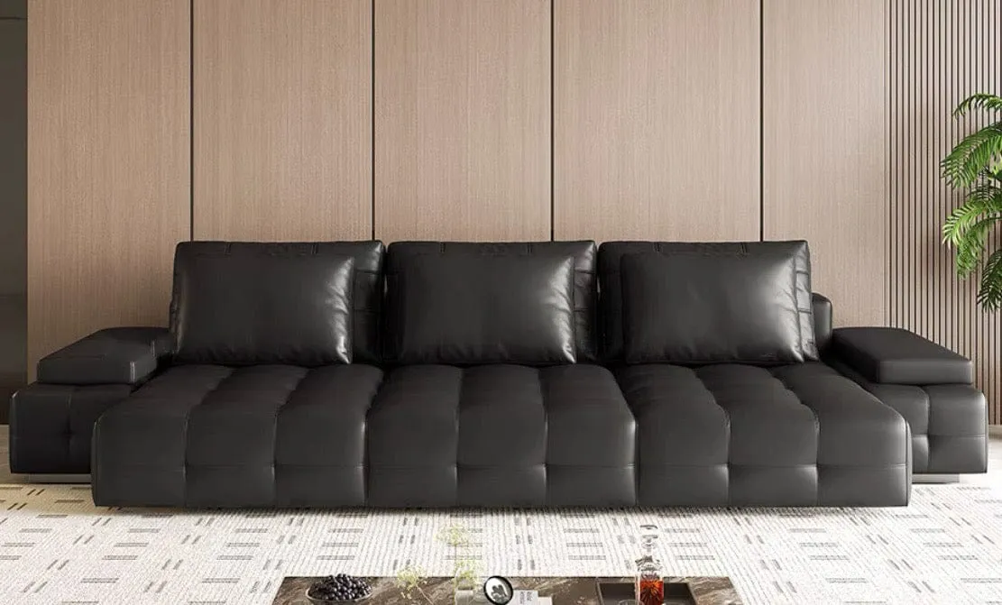 Claymore Electric Motorized Leather Sofa Bed