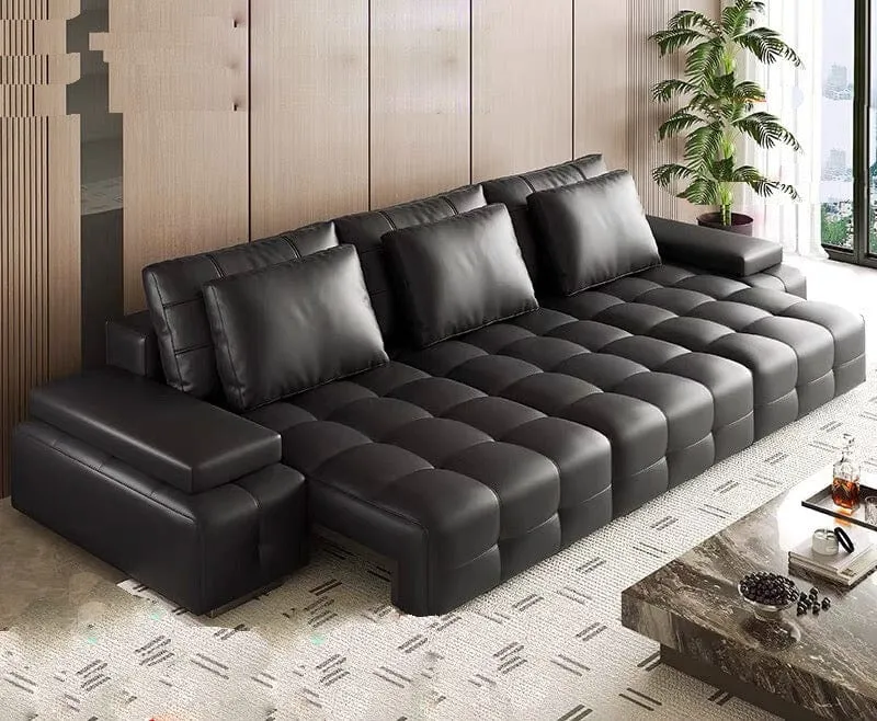 Claymore Electric Motorized Leather Sofa Bed