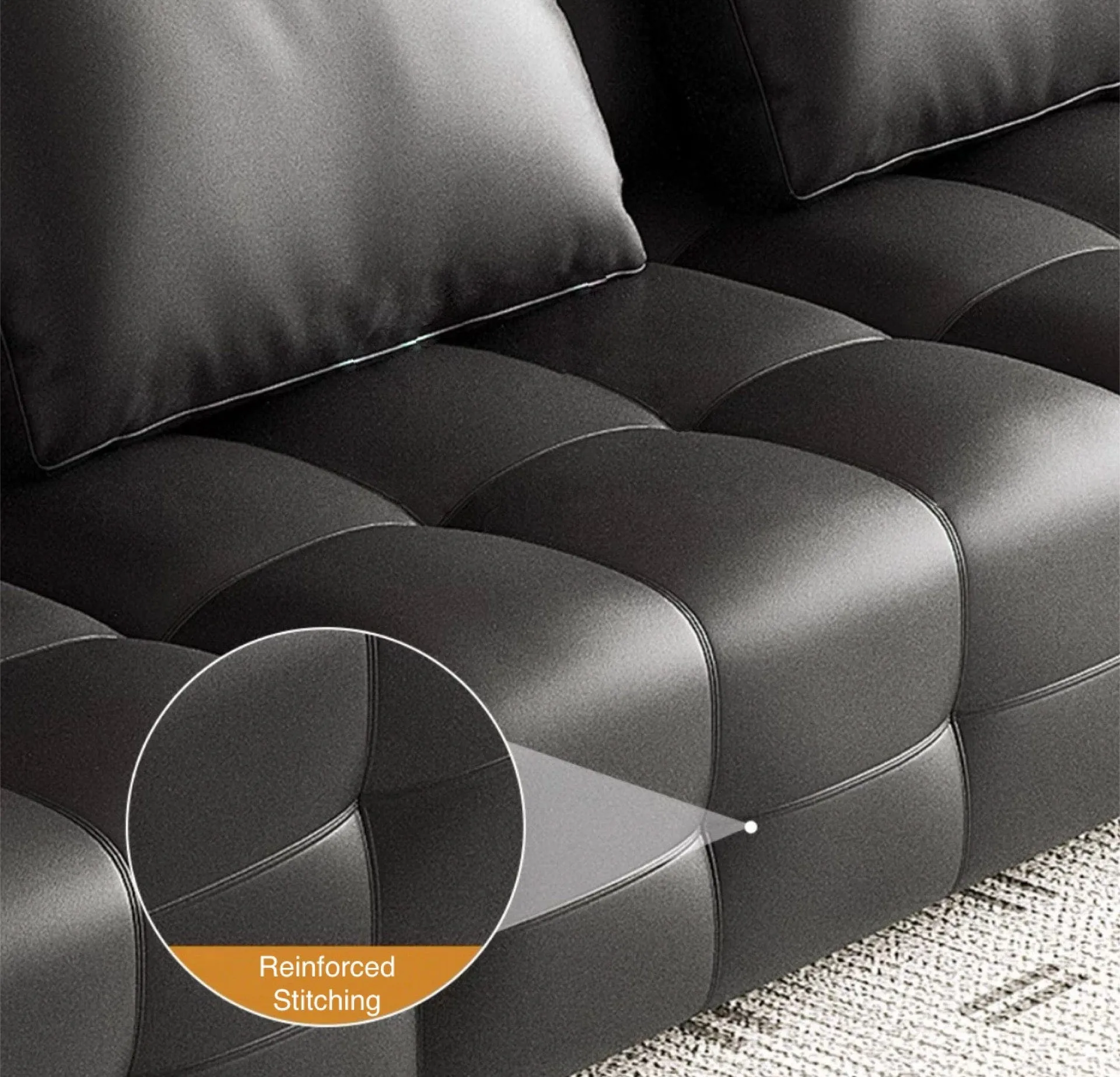 Claymore Electric Motorized Leather Sofa Bed