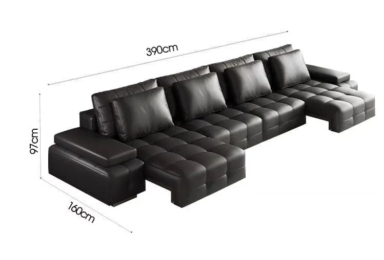 Claymore Electric Motorized Leather Sofa Bed