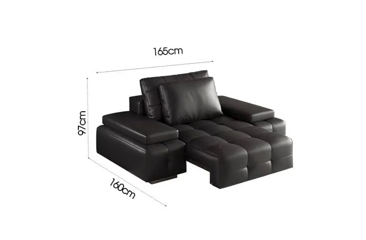 Claymore Electric Motorized Leather Sofa Bed