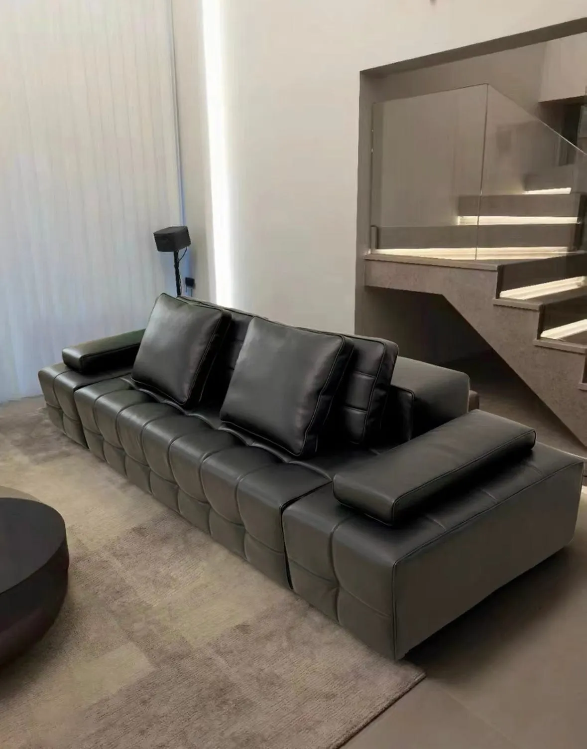 Claymore Electric Motorized Leather Sofa Bed