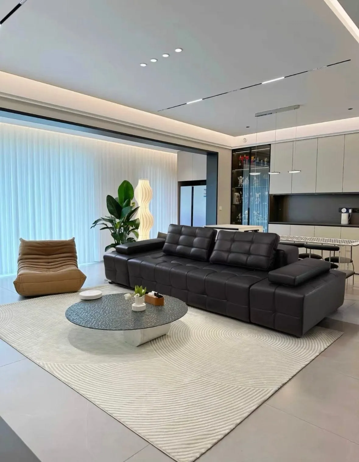 Claymore Electric Motorized Leather Sofa Bed