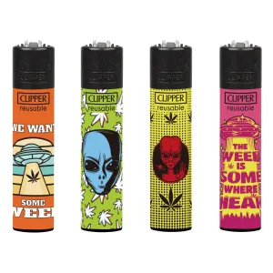 Clipper Lighter - Galaxy Leaves