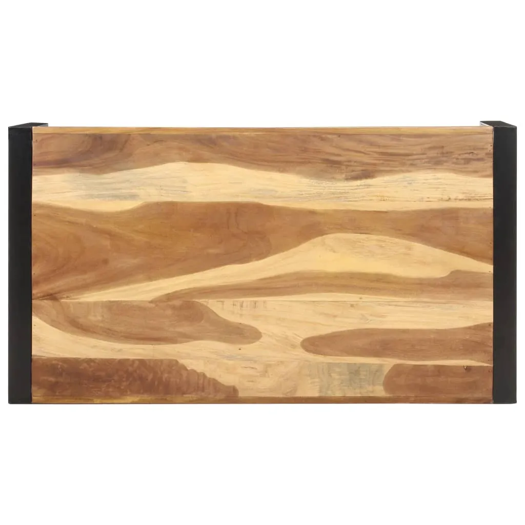 Coffee Table 110x60x40 cm Solid Wood with Sheesham Finish