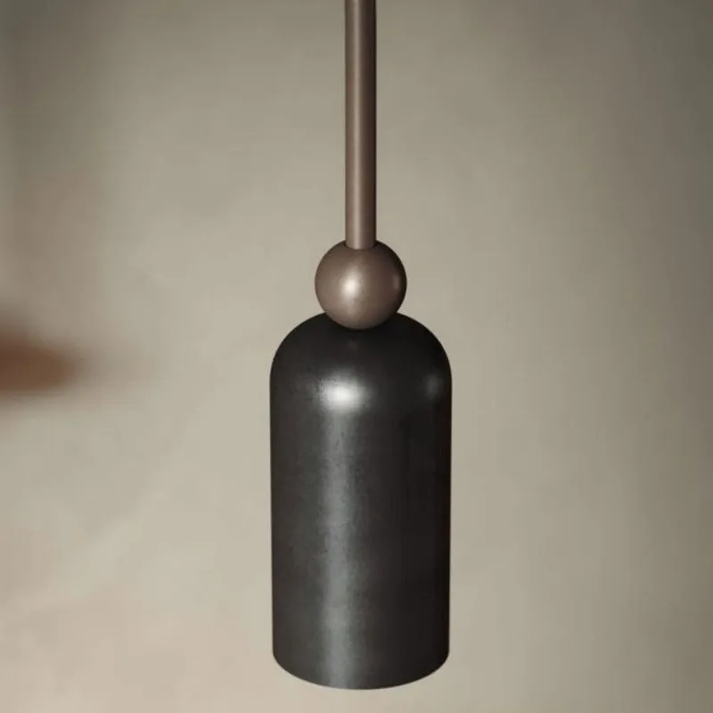 Dainty Brass Italian Single Pendant