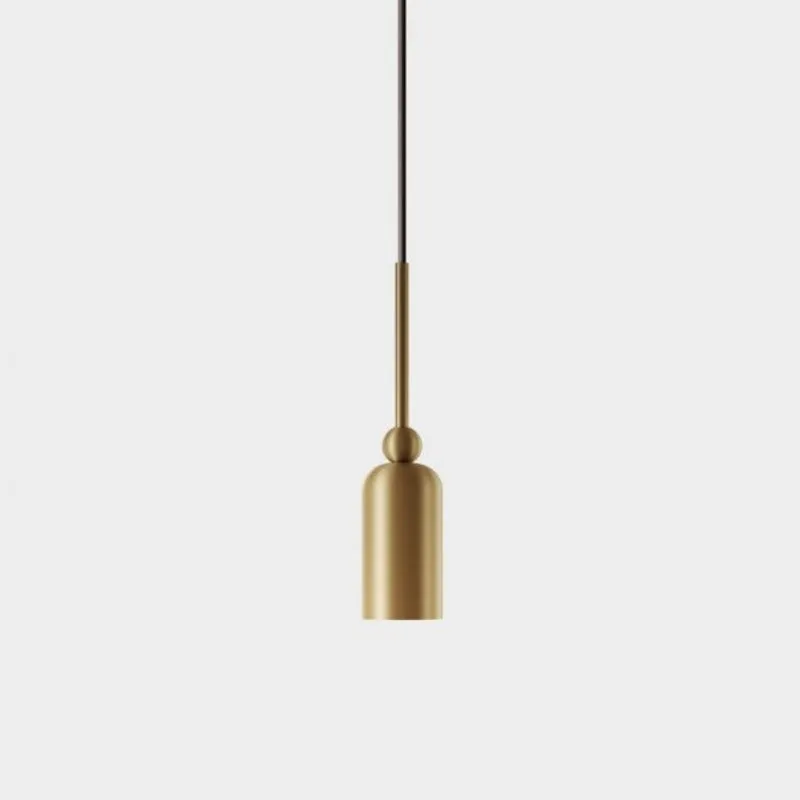 Dainty Brass Italian Single Pendant