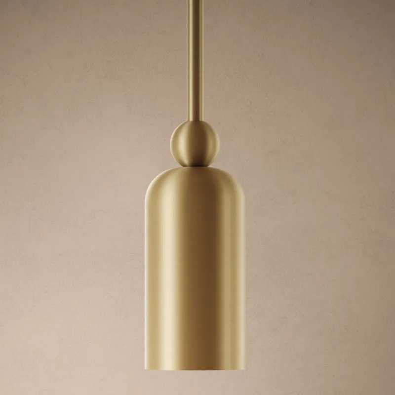 Dainty Brass Italian Single Pendant
