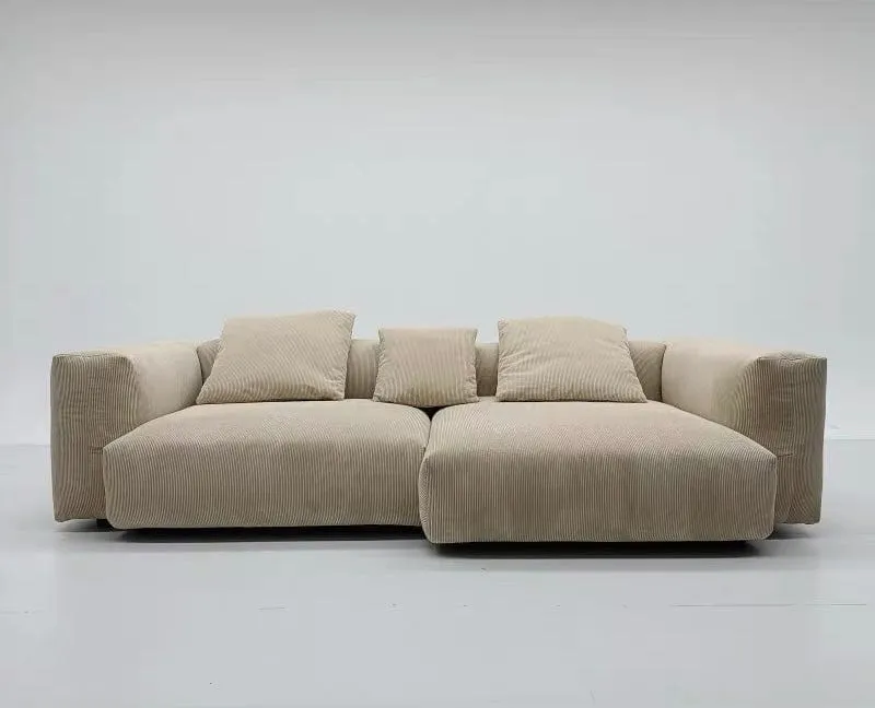 Dante Corduroy Sectional Sofa