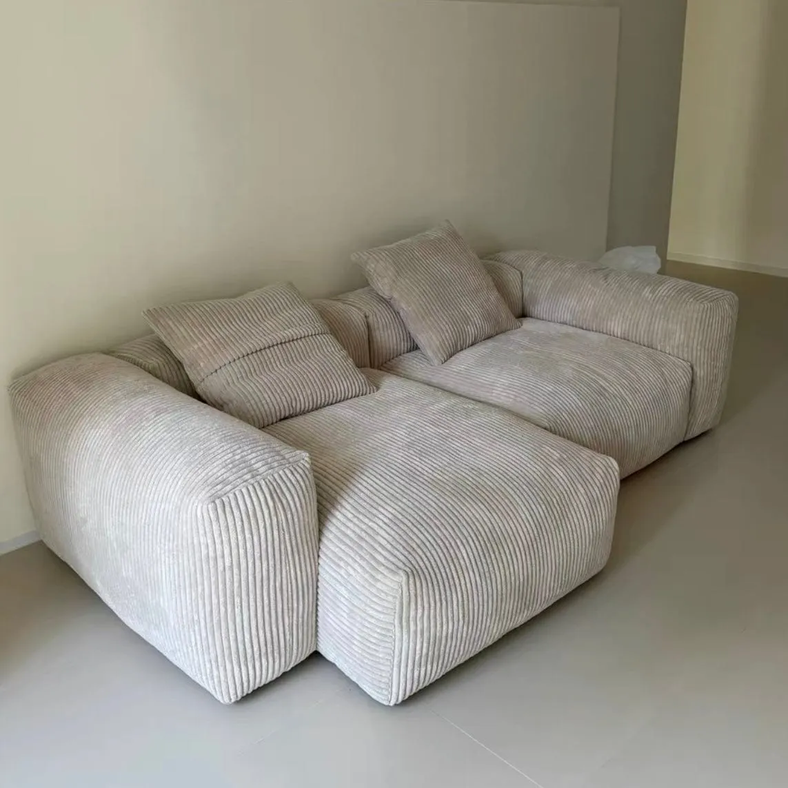 Dante Corduroy Sectional Sofa