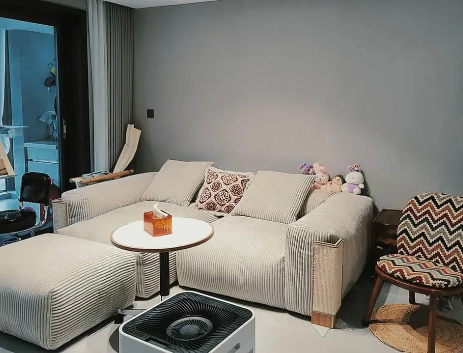 Dante Corduroy Sectional Sofa