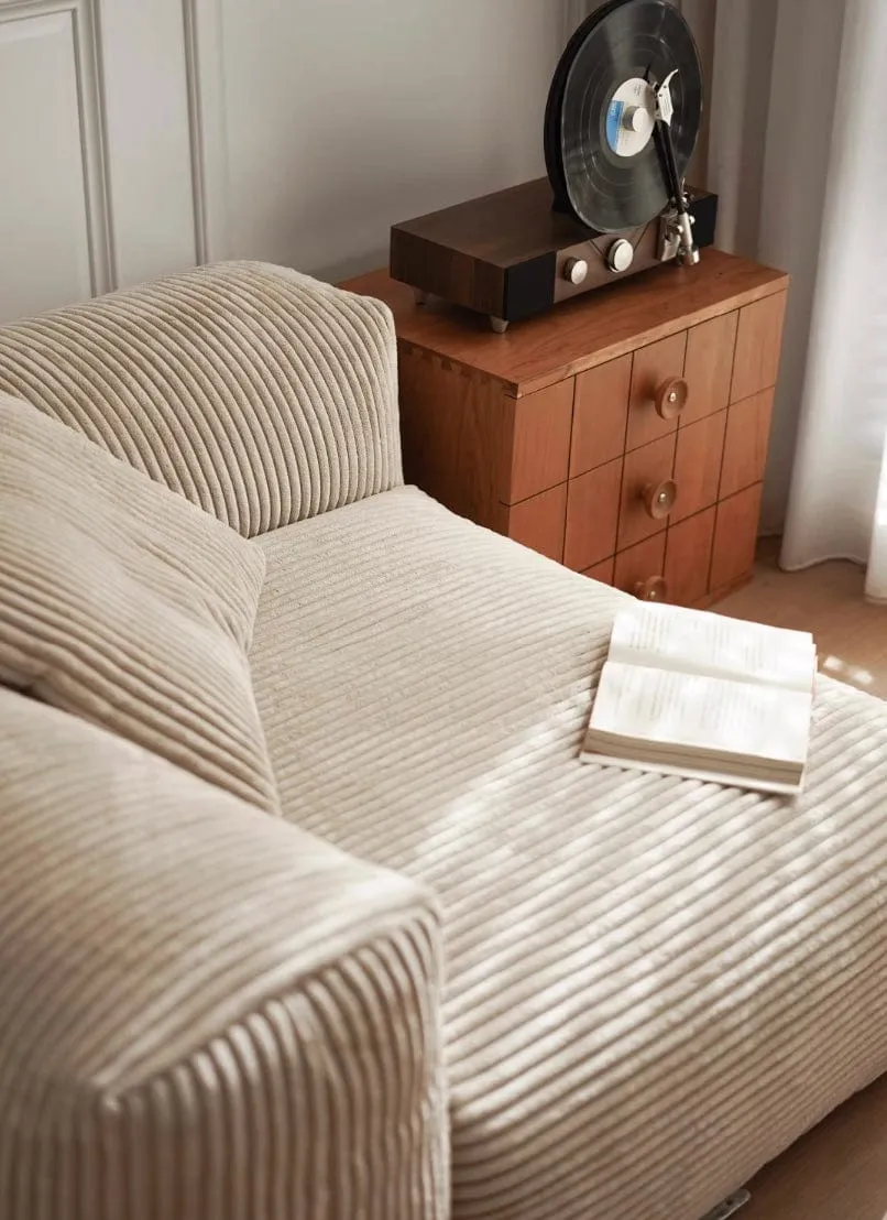 Dante Corduroy Sectional Sofa