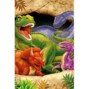Dino Blast Plastic Tablecover