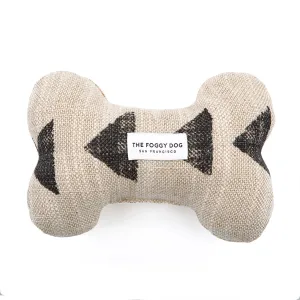 DOG BONE SQUEAKY TOY (AMANI SAND)
