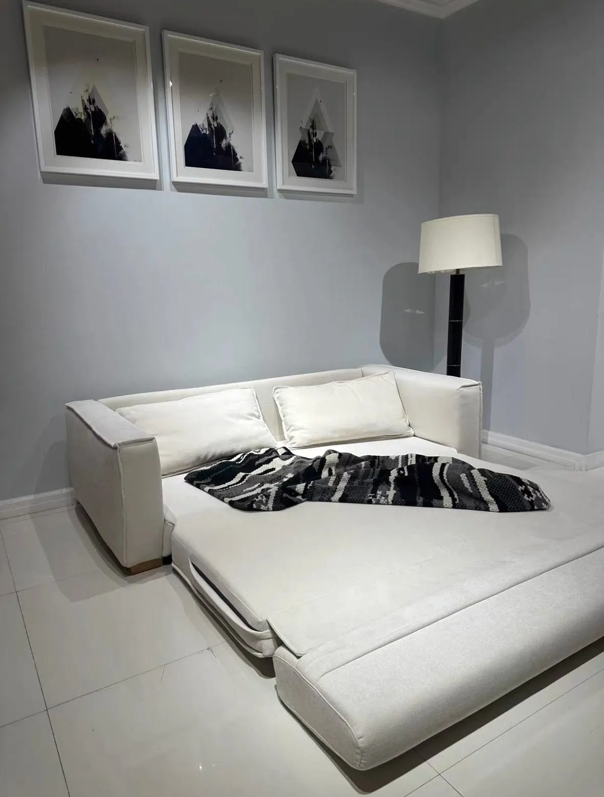 Donna Scratch Resistant Foldable Sofa Bed with Mattress