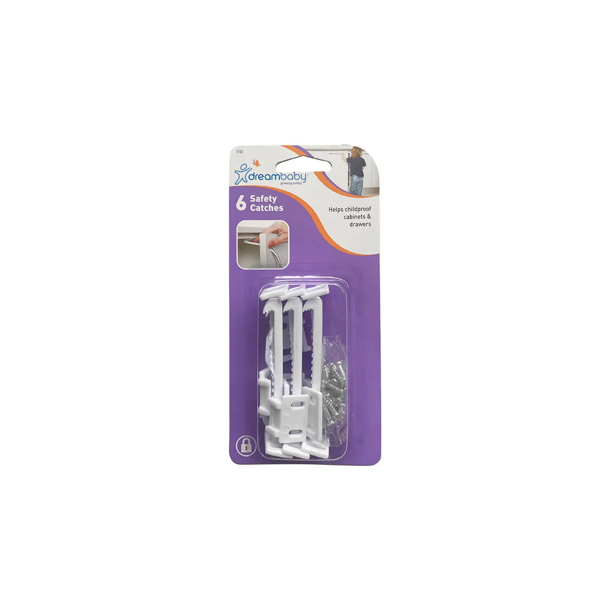 Dreambaby Safety Catches - 6 Pack