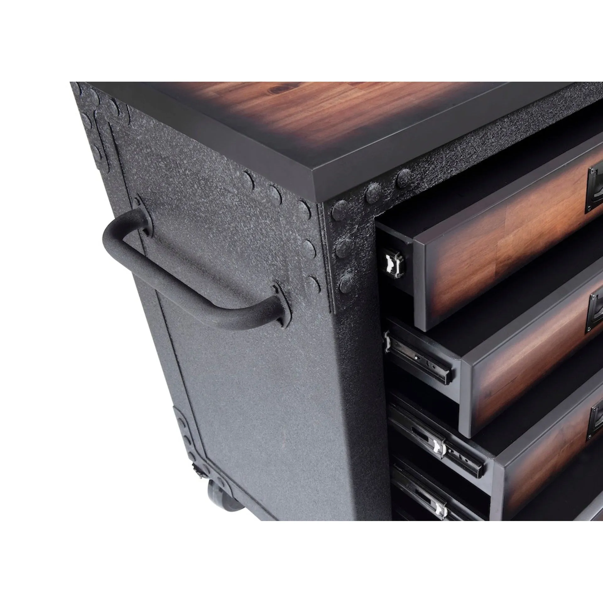 Duramax 48 in. 5-Drawers Rolling Tool Chest with Wood Top