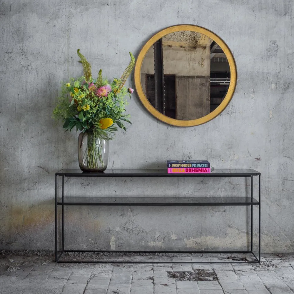 Ethnicraft Aged Sofa Console Table