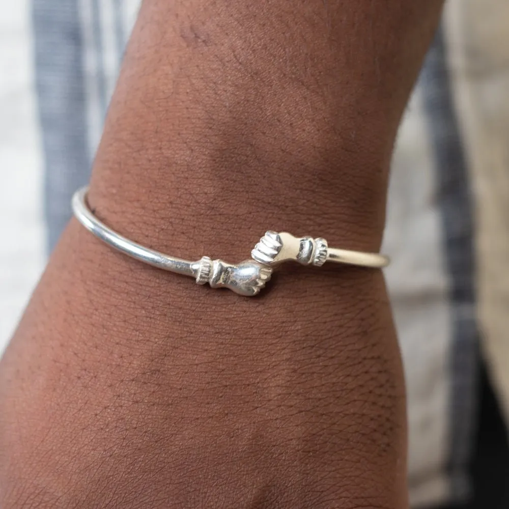 Extra Light Plain Fist Bangle