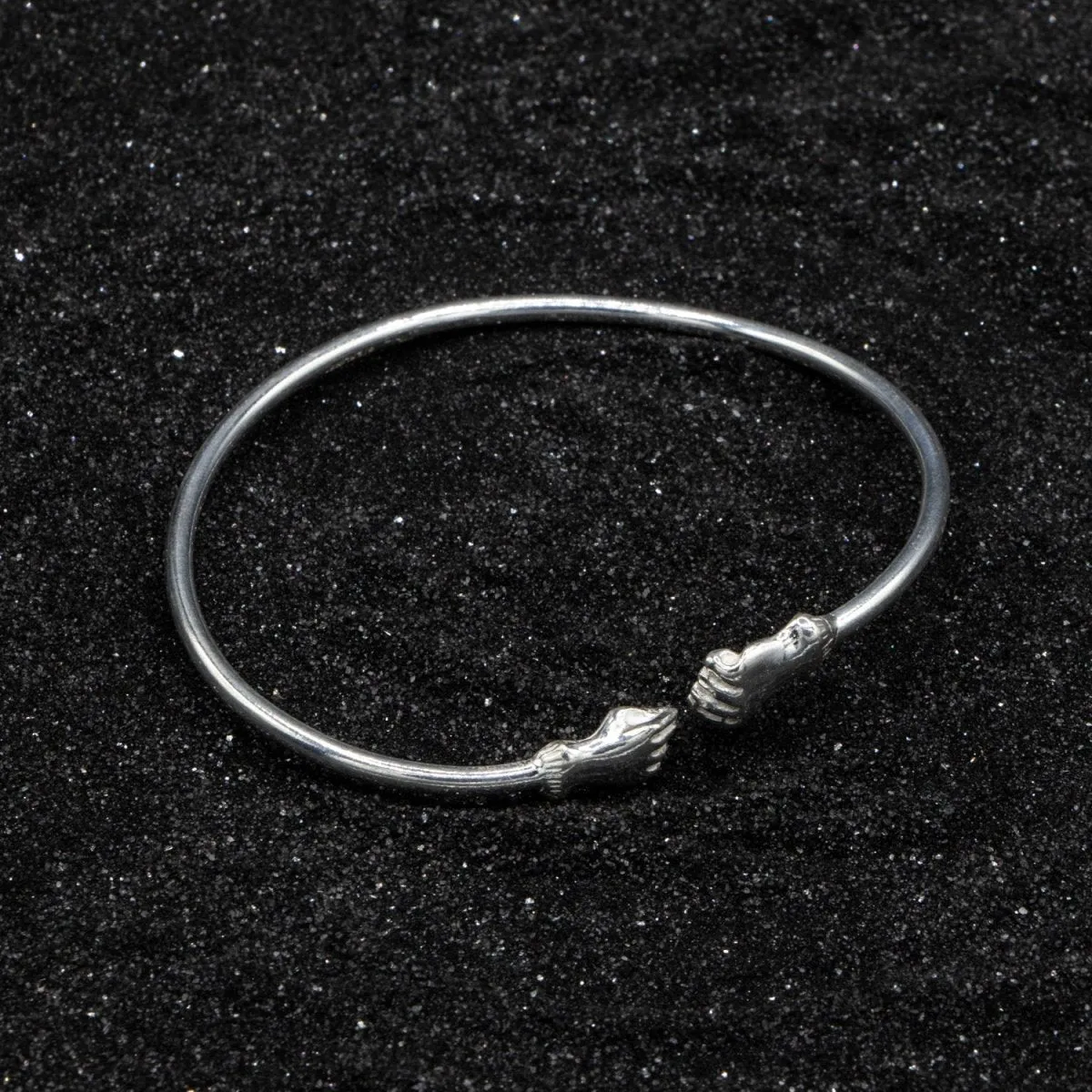 Extra Light Plain Fist Bangle