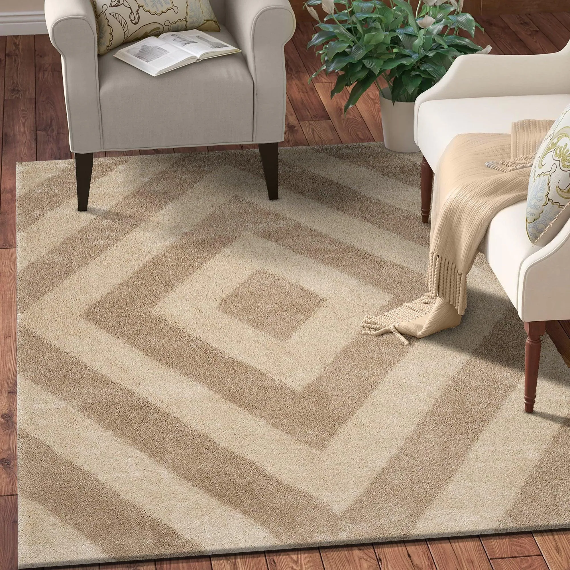 Farookht Shag Area Rugs for Living Room, Shaggy Floor Carpet for Bedroom, Girls Carpets, Kids Home Decor Rugs, Cute Luxury Non-Slip, F-SH-014