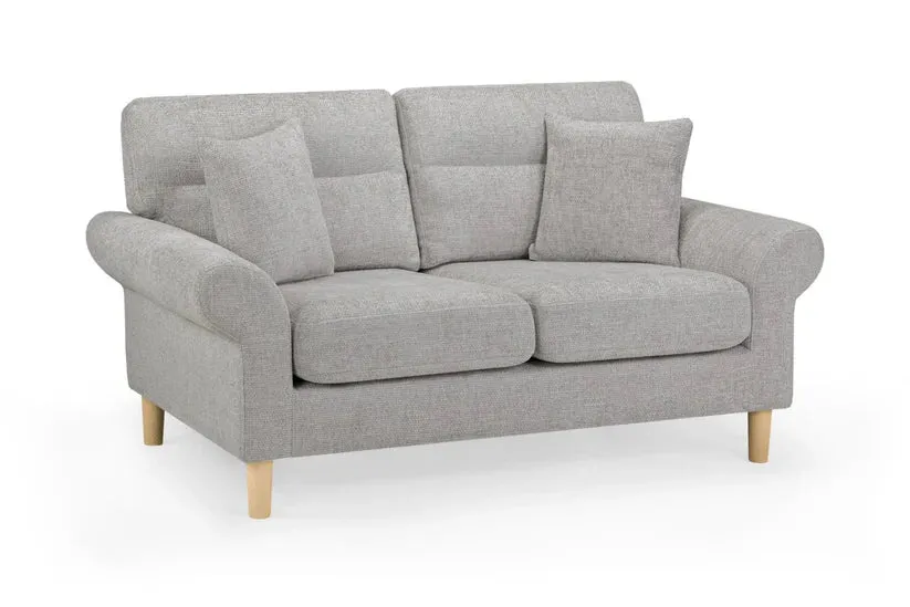 Florence Sofa Silver 2 Seater - 155 CM