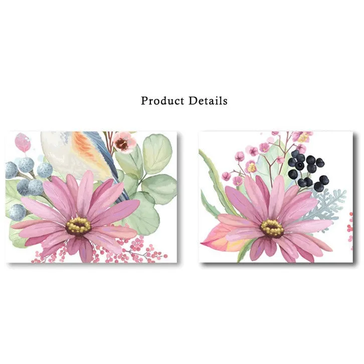 Flowers and Butterflies Wall Sticker