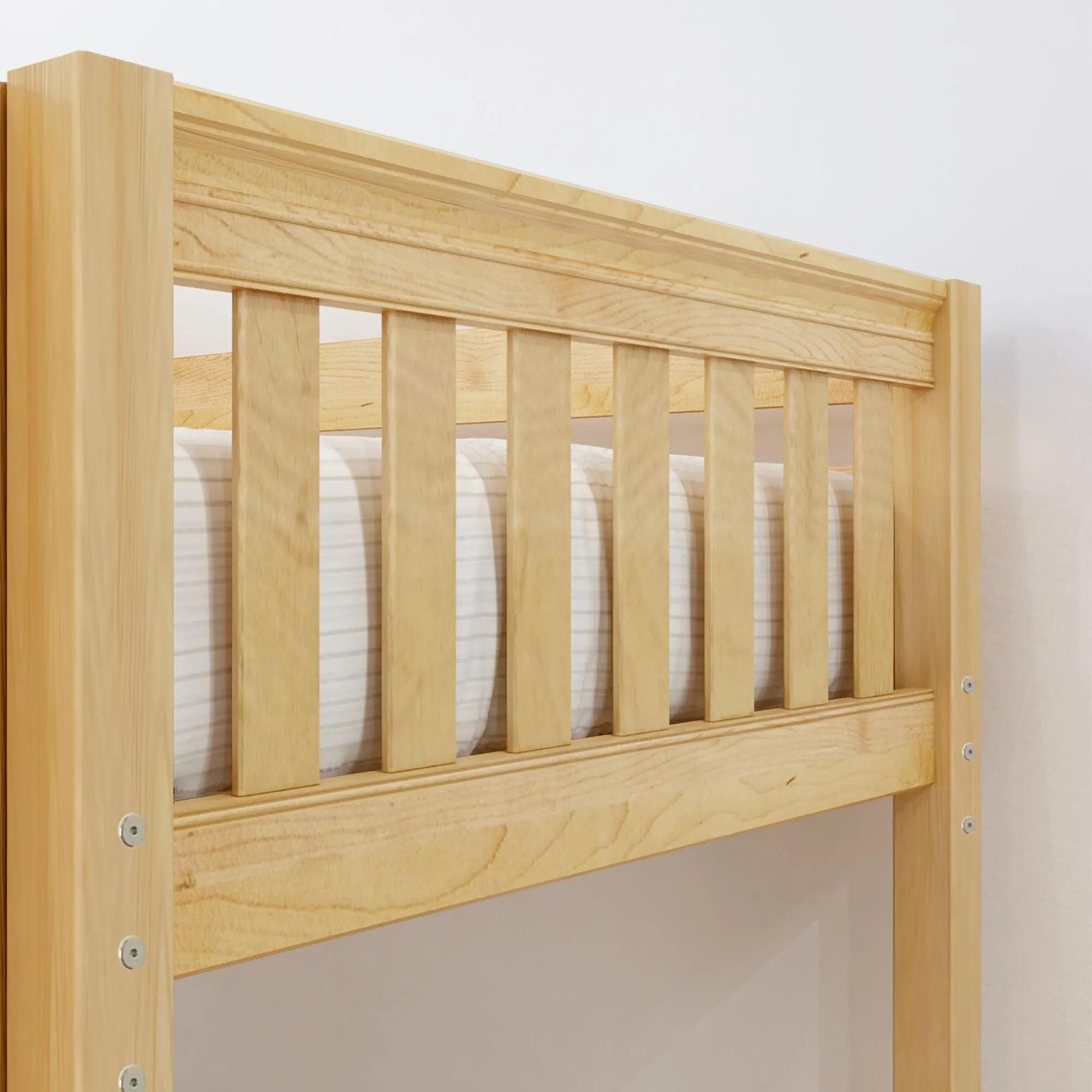 Full   Twin Medium Corner Bunk with Ladders