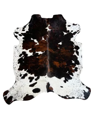 Genuine Exotic Tricolor Cowhide Rugs