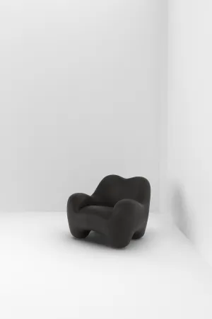GUMMY ARMCHAIR / SAVANNE LEATHER DARK BROWN