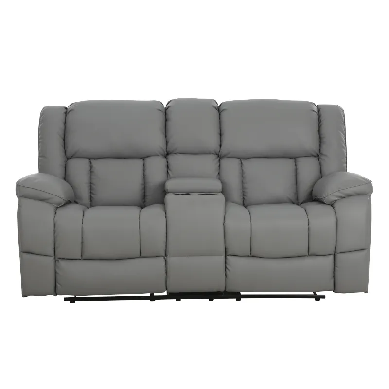 H&B PU Recliner 2 Seater Sofa