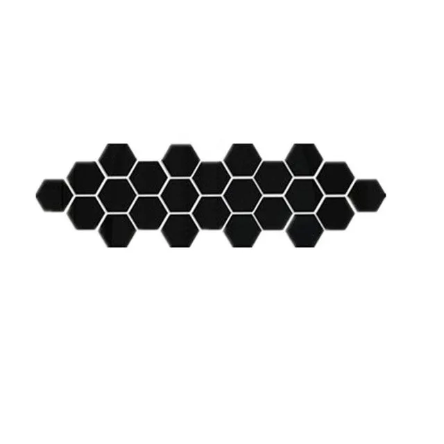 Hexagon Acrylic Mirror Wall Stickers
