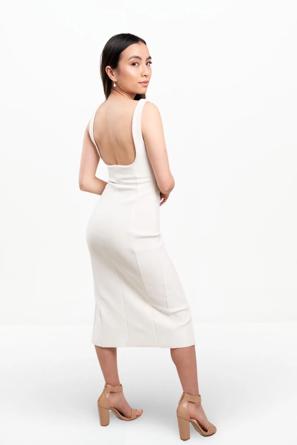 HIBISCUS ISLANDS MIDI DRESS