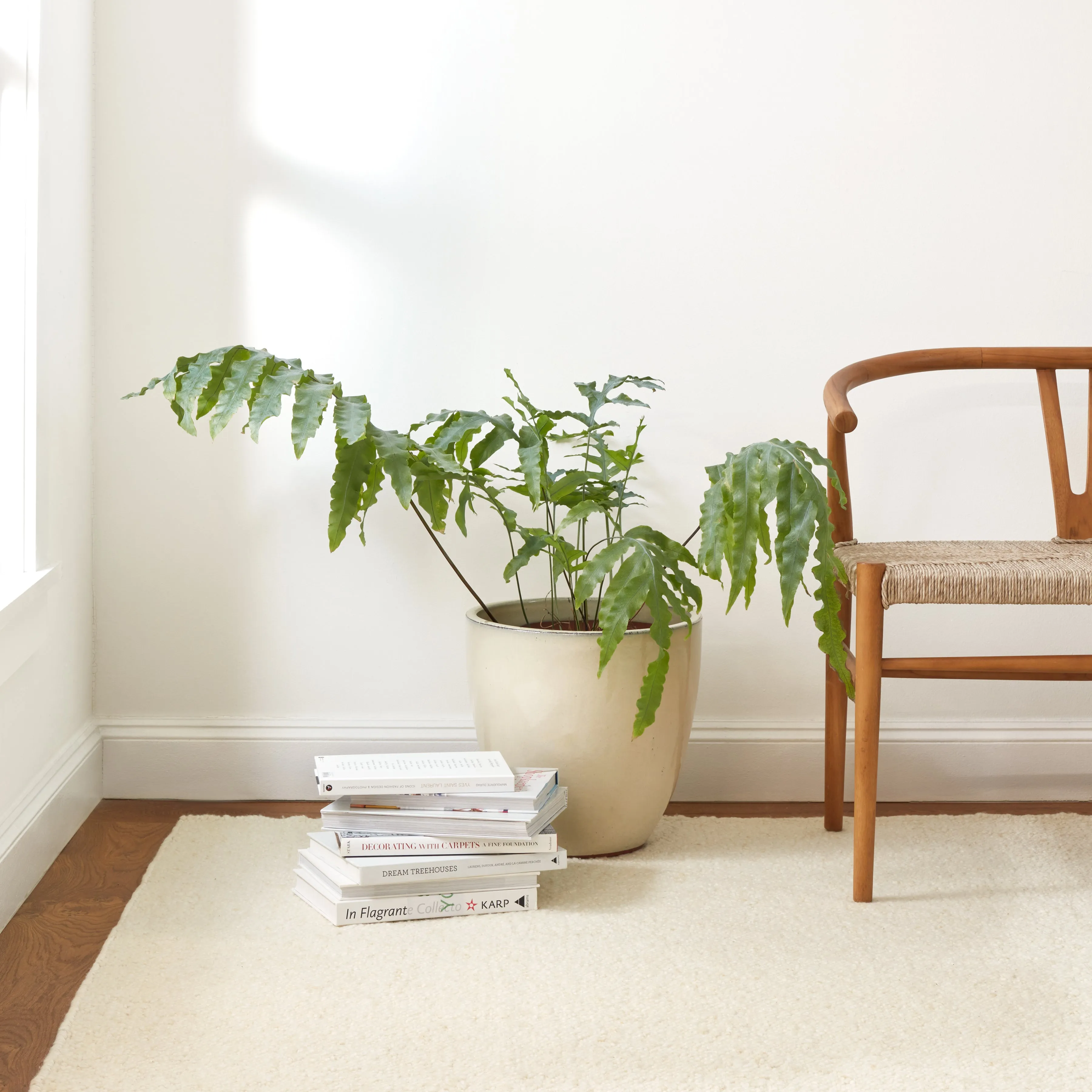 Holmstead Ivory Handwoven Wool Rug