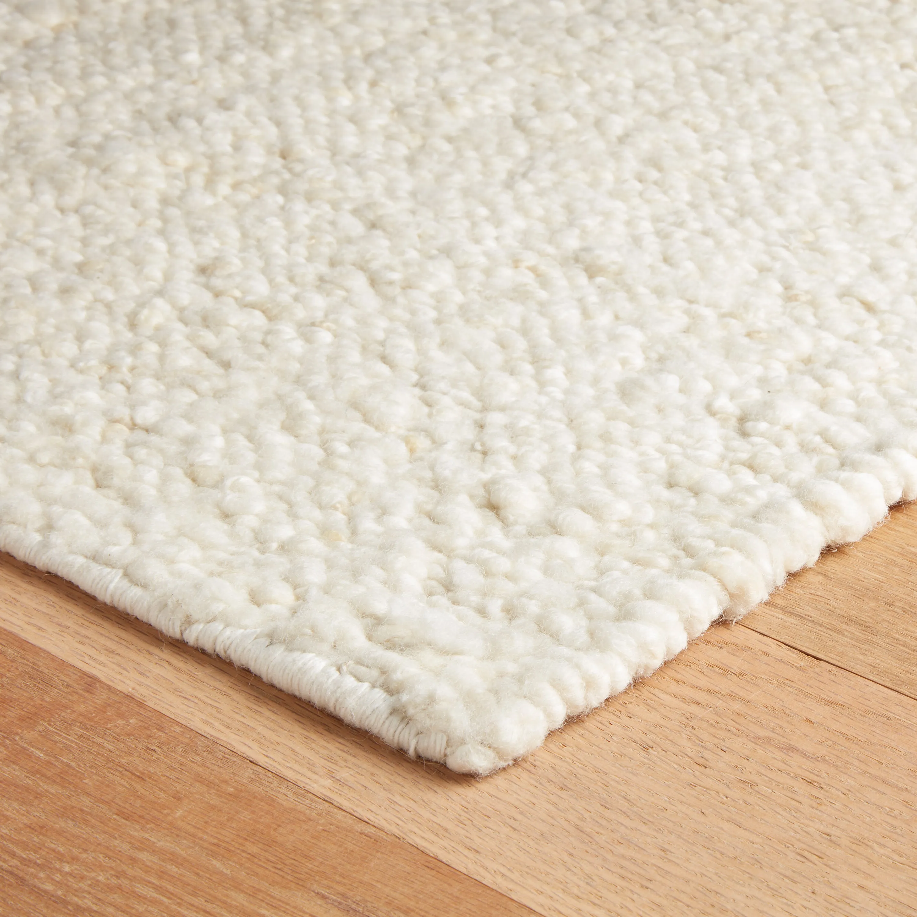 Holmstead Ivory Handwoven Wool Rug