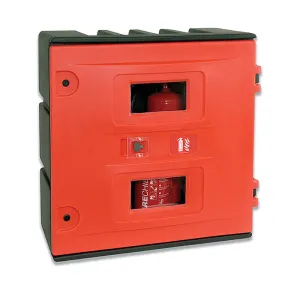 Hose Reel and Equipment Cabinet