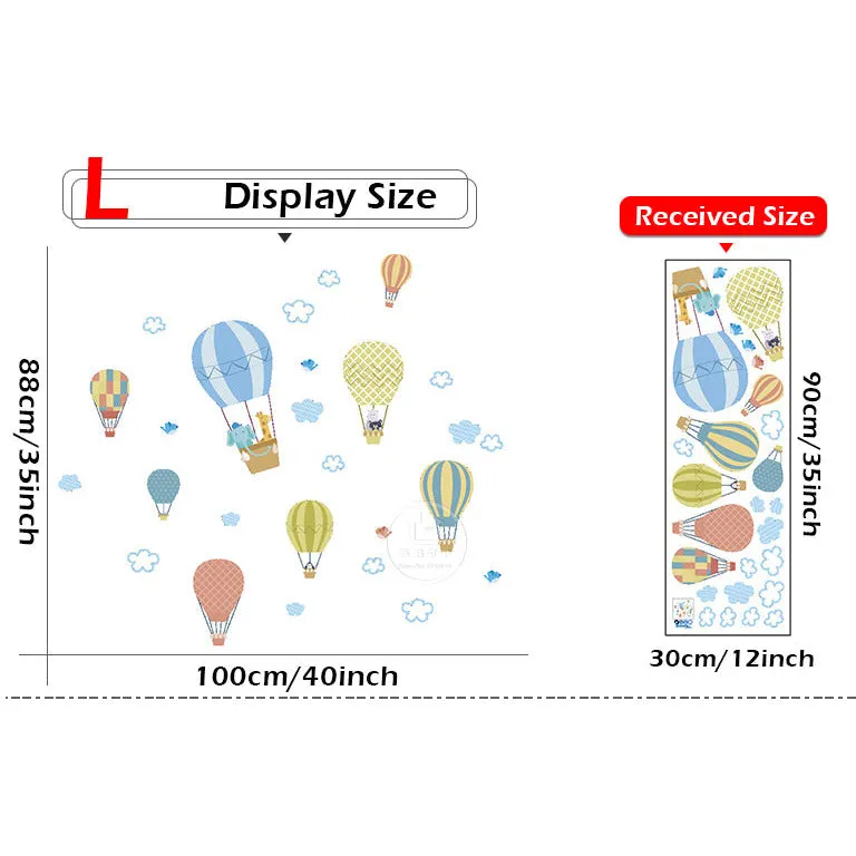 Hot Air Balloon Wall Stickers