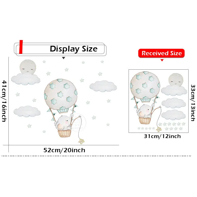 Hot Air Balloon Wall Stickers