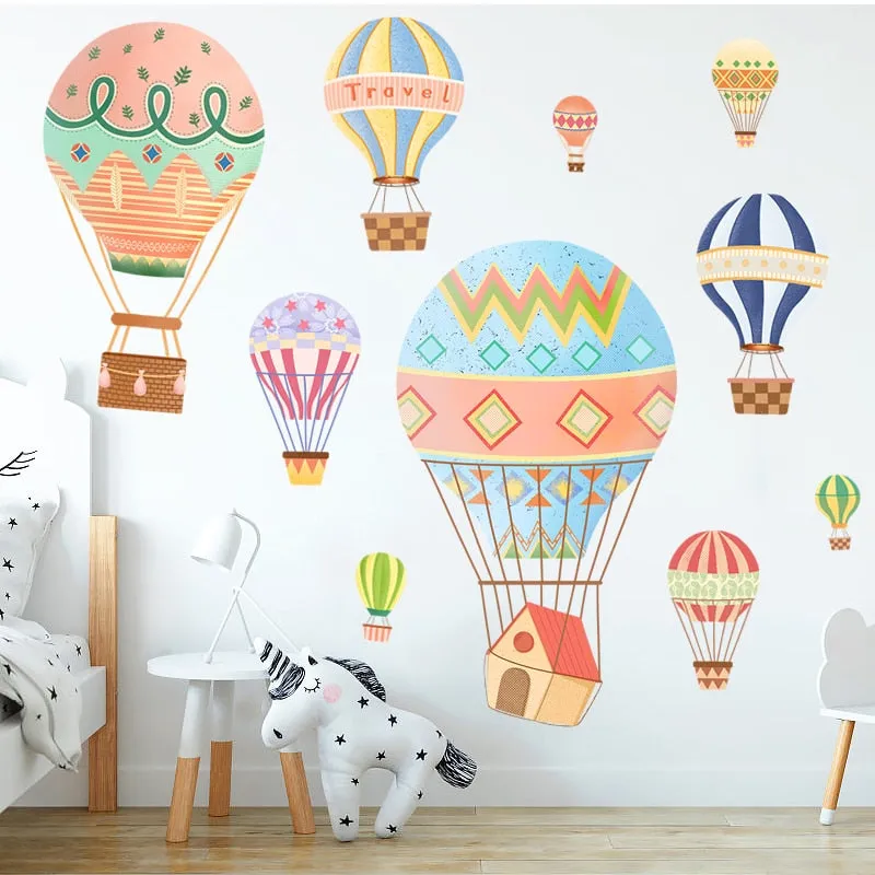 Hot Air Balloon Wall Stickers