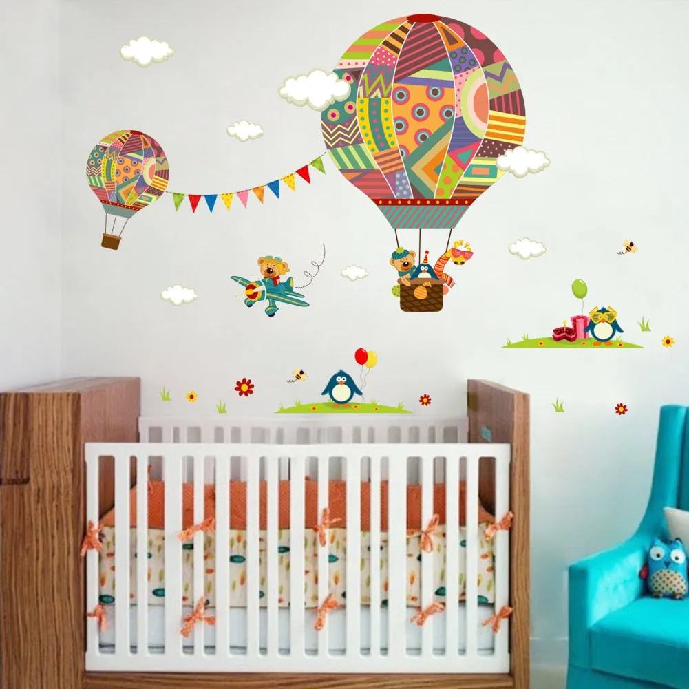 Hot Air Balloon Wall Stickers