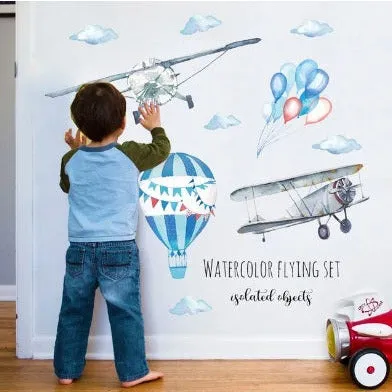Hot Air Balloon Wall Stickers
